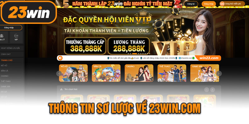 Thông Tin Sơ Lược Về 23win.com